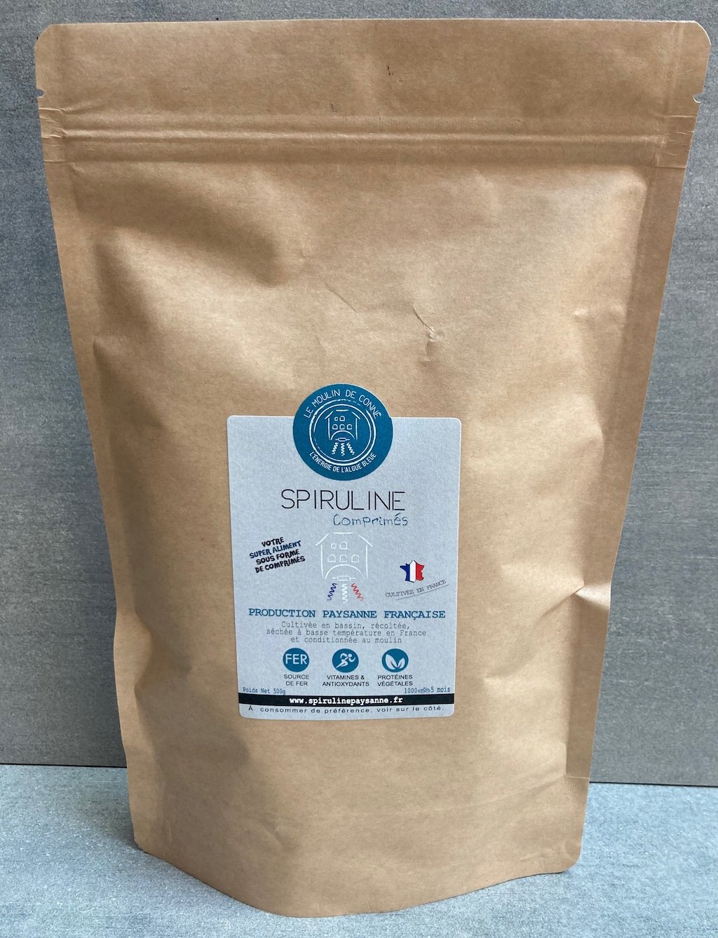 Spiruline Paysanne Française Comprimés - 500g