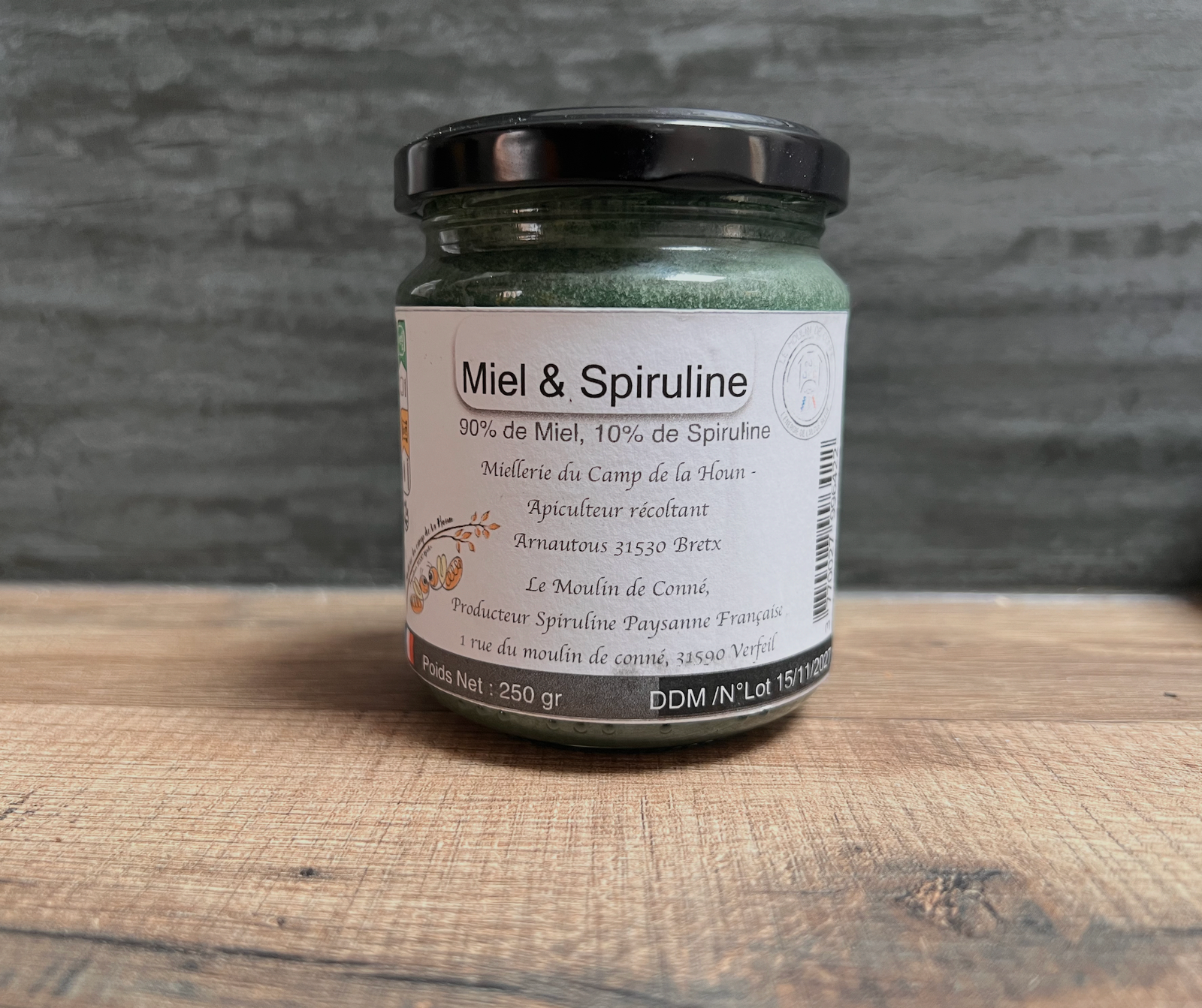 Miel crémeux à la Spiruline Paysanne